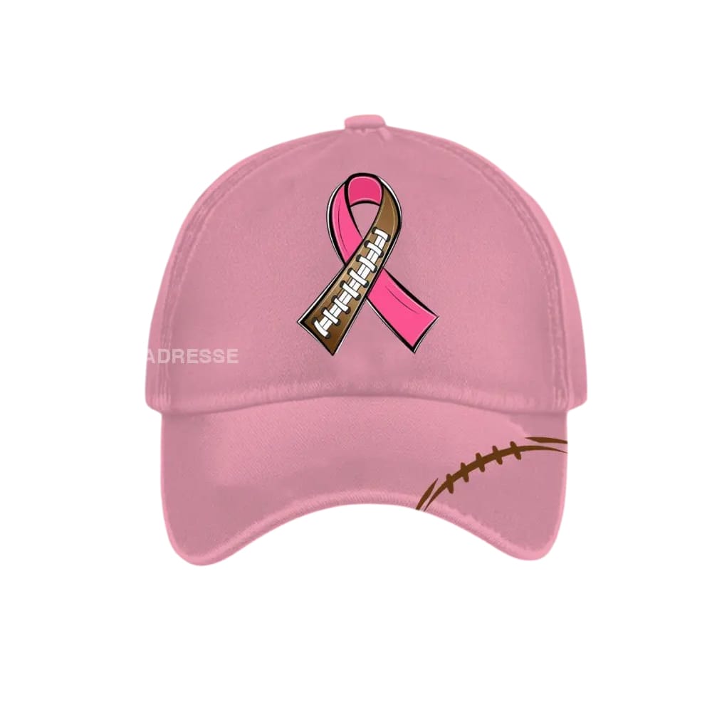 Unisex PInk Out Football Breast Cancer Print Hat Unisex PInk Out Football Breast Cancer Print Hat