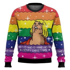 HEYYEYA HE MAN Merry Christmas Ugly Sweater