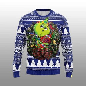 Giants Grnch Hug Ugly Christmas Sweater1