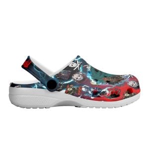 Jason Voorhees x Halloween Crocs Crocband Clogs3
