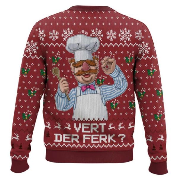 Vert Der Ferk The Muppet Show Ugly Christmas Sweater