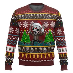 Cute Jason Friday the 13th Ugly Christmas Sweater