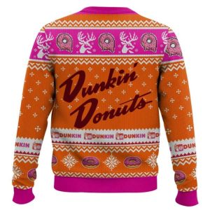 Dunkin Donuts Ugly Christmas Sweater1