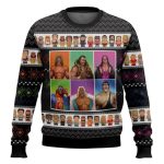 WWF Wrestling Legends Ugly Christmas Sweater