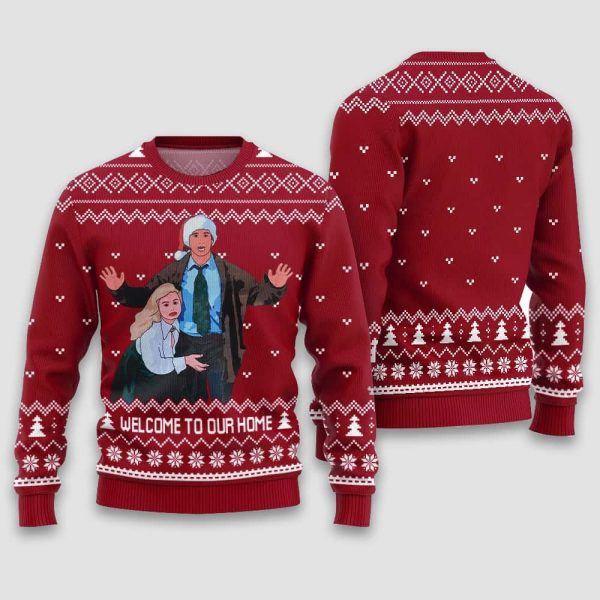 Welcome To Our Home Griswold Family Christmas Ugly Sweater