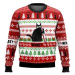 What Black Cat Ugly Christmas Sweater