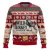 Wild Turkey Bourbon Whiskey Christmas Ugly Sweater