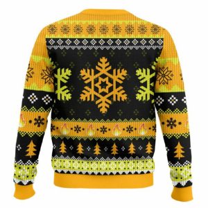This Is Fine Meme Ugly Christmas Sweater1