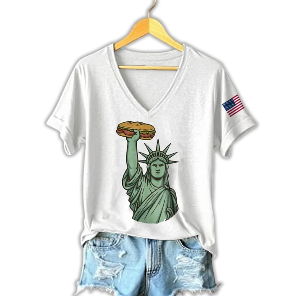 Womens Sandwich Guy Resist 8647 T Shirt Women's Sandwich Guy Resist 8647 T-Shirt
