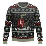 Wrong Size Dinosaurs Ugly Christmas Sweater