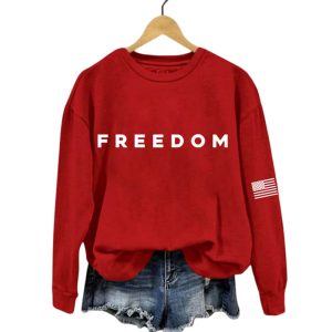White Freedom Sweatshirt Charlie Kirk 4 White Freedom Sweatshirt Charlie Kirk4