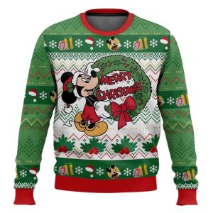Merry Christmas Mickey Mouse Ugly Christmas Sweater