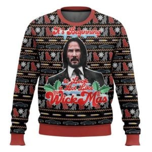 Its Beginning To Look A Lot Like WickMas John Wick Ugly Christmas Sweater