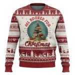 Xmas Book Lover Ugly Christmas Sweater