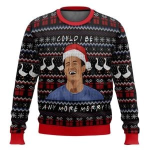 Friends Chandler Bing In Memories Of Matthew Perry Ugly Christmas Sweater