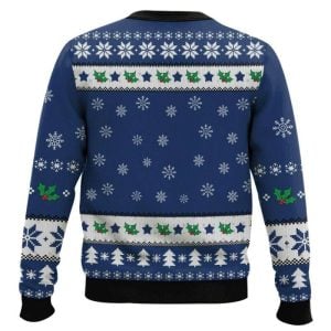 Billy Mack Christmas Is All Around Love Actually Ugly Christmas Sweater1