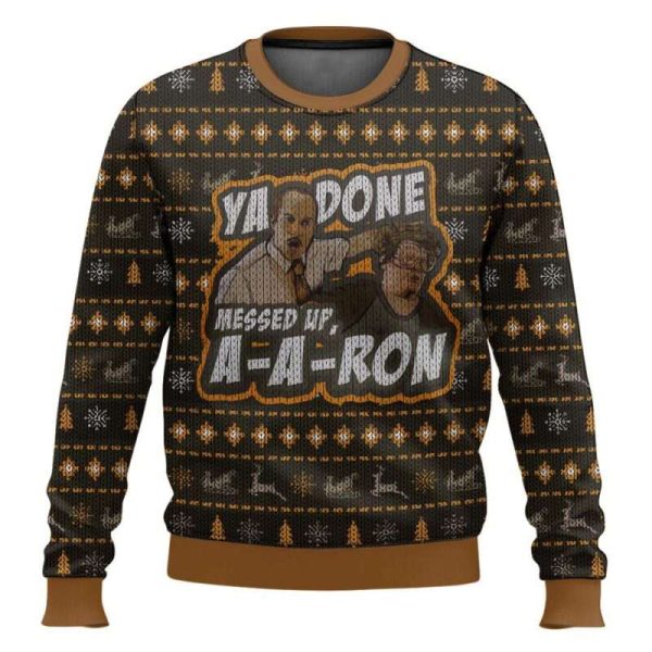 Ya Done Messed Up Aaron Key And Peele Ugly Christmas Sweater