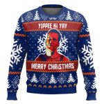 Yippee Ki Yay Die Hard Ugly Christmas Sweater