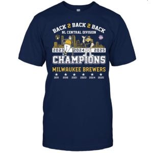 2025 Brewers B2B2B Division Champs Shirt1