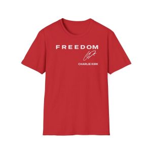 Red Freedom Shirt Charlie Kirk
