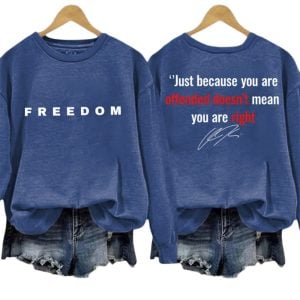 Freedom Charlie Kirk Quote Sweatshirt1
