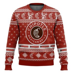 Chipotle Mexican Grill Ugly Christmas Sweater