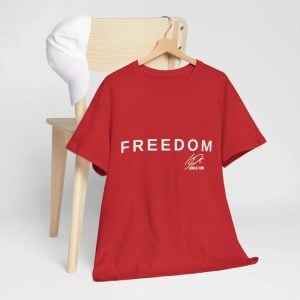 Charlie Kirk Red Freedom Signature Shirt1