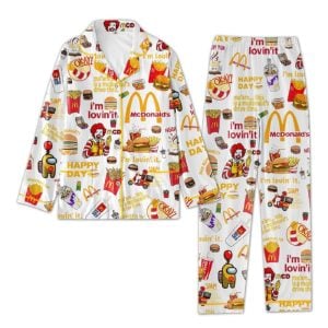 Christmas Mc Donald Pajamas Set