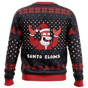 Futurama Santa Zoidberg Ugly Christmas Sweater1