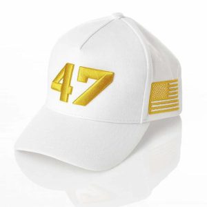 Charlie Kirk 47 White Hat