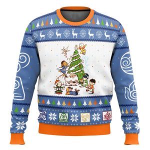Avatar The Last Airbender Christmas Time Ugly Christmas Sweater