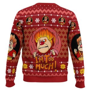 Heat Miser The Year Without a Santa Claus Ugly Christmas Sweater 1 Heat Miser The Year Without a Santa Claus Ugly Christmas Sweater1