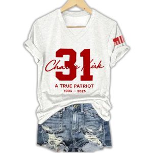 Charles Kirk Birthday 31 A True Patriot Shirt 1 Charles Kirk Birthday 31 A True Patriot Shirt1