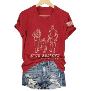Never Surrender RIP Charlie Kirk Shirt1