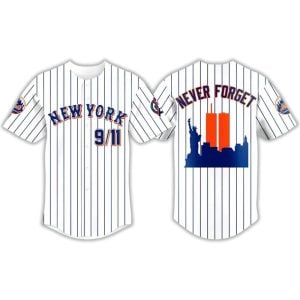 2025 Mets Never Forget 9 11 Jersey