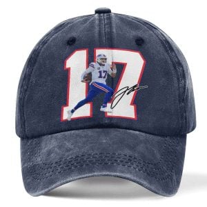 Josh Allen Bills Signature Washed Cap