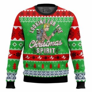 Ghostbusters Looking For The Christmas Spirit Ugly Sweater