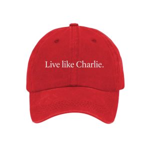 Live Like Charlie Red Hat