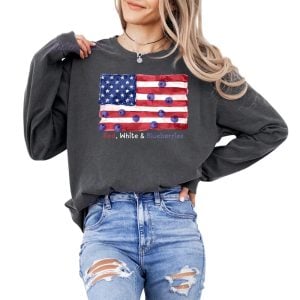Red White Blueberries Long Sleeve Shirt Charlie Kirk3