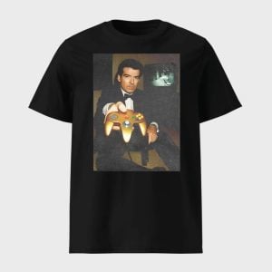 Pierce Brosnan Your Turn Golden Controller Shirt
