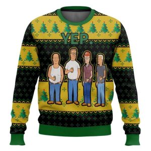 King Of The Hill Yep Ugly Christmas Sweater