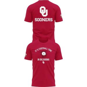 2025 Its Football Time In Oklahoma Shirt