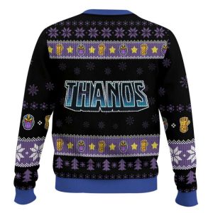 Thanos Oh Snap Ugly Christmas Sweater1
