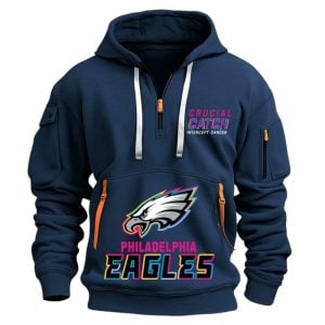 2025 Eagles Crucial Catch Quarter Zip Hoodie 1 2025 Eagles Crucial Catch Quarter Zip Hoodie1