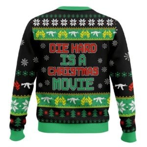 Die Hard Is A Christmas Movie Die Hard Ugly Sweater1