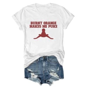 Burnt Orange Makes Me Puke Oklahoma Football Tee
