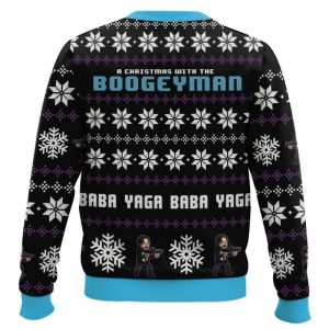 Christmas With The Boogeyman John Wick Ugly Christmas Sweater1