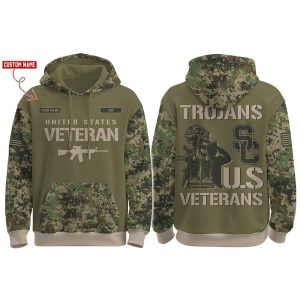 Trojans Happy Veteran Day Hoodie 2025