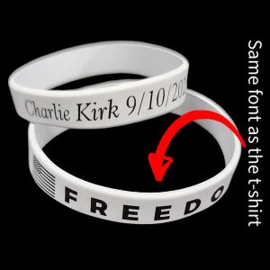 Charlie Kirk Freedom Bracelet