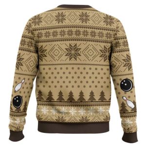 The Big Lebowski The Dude Abides Cute Christmas Gift Ugly Christmas Sweater1